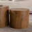 Set Of 2 Nesting Coffee Tables, Round Wooden Design, Modern Style For Small Spaces, Living Room, Bedroom, Or Accent Use