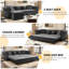 Canapé-lit modulaire 3-en-1 de 89 po Odesser-1187050014
