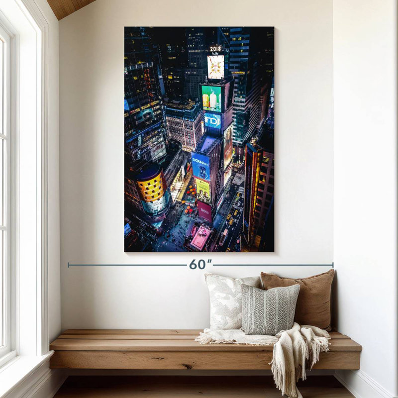 Aime New York Electronic Ads, 51" H x 34" W