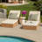 Round Concrete Outdoor Side Table , 16.6'' in. W 16.5'' in. D