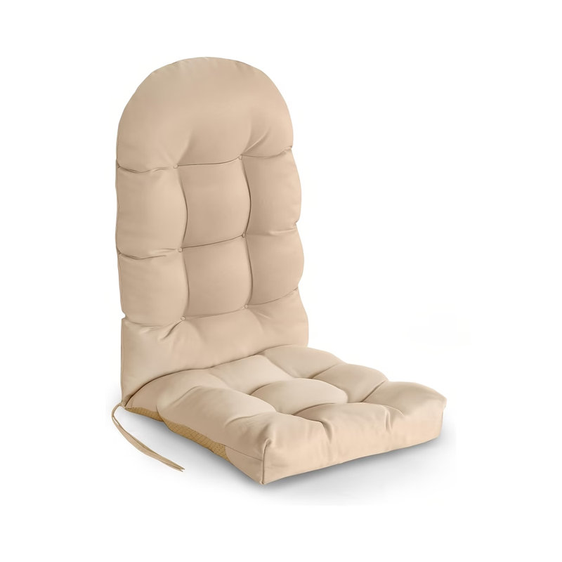 Coussin Adirondack antidérapant avec attaches, Beige
