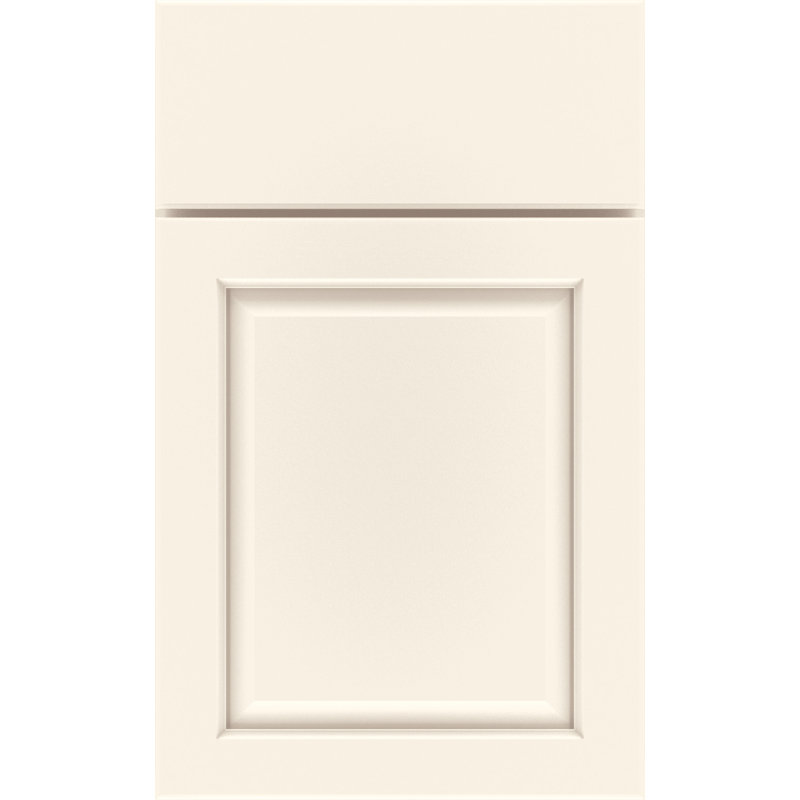 Dwelling Value Greystone Door Sample, Sweet Cream/Nickel Glaze, Maple