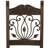 Upholstered Counter Stool with Solid Wood Frame