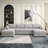 130'' Upholstered Sectional, U-Shaped Modular Sofa-530181647