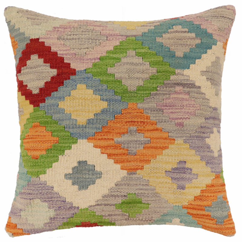 Housse et insert de coussin carré 100% laine