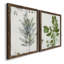 Présence de la nature - ensemble de 2 peintures sur toile encadrées-728034756-728034618