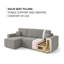 Rozena 3 Seater Sofa Bed-842139449