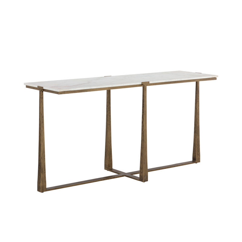 64'' W Marble Console Table