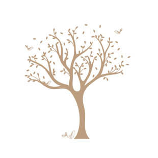 Décalcomanie murale arbre tweet