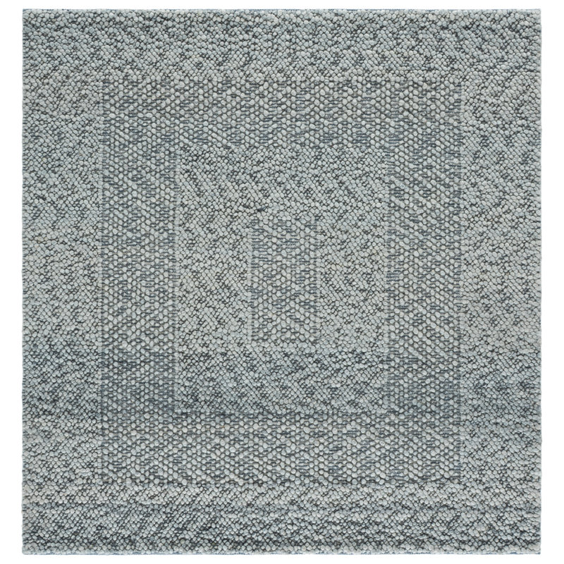 Natural Fiber Couture 106 Hand Woven Performance Geometric Rug, 6' X 6' Square