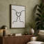Two Hearts, One Line Minimalist - Wrapped Canvas-1216256275-1216256277