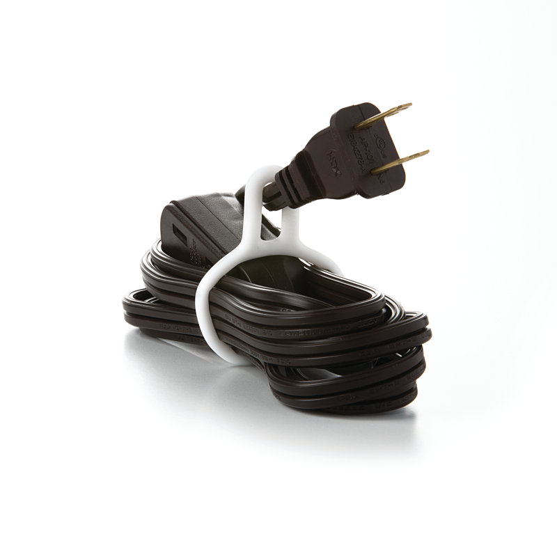 UT Wire Cable Wrap, White