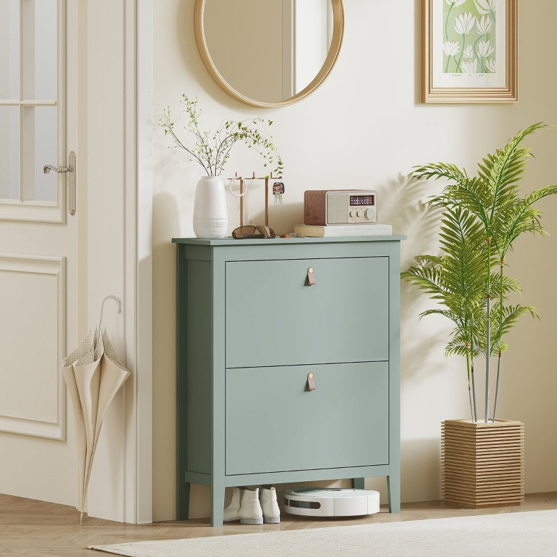 14 Pair Flip Down Shoe Storage