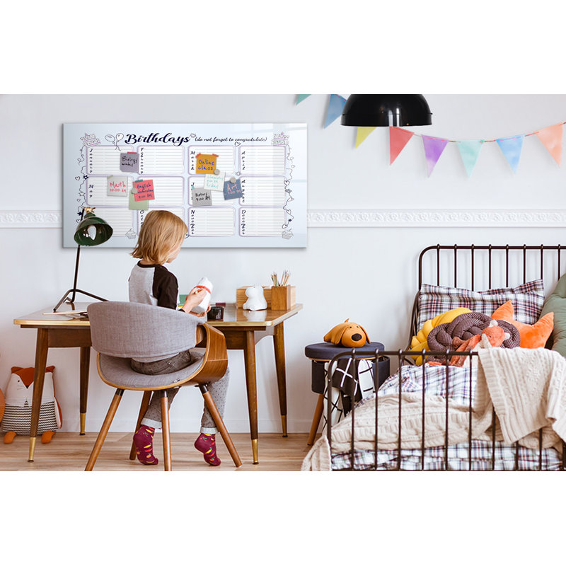 Magnetic Glass Dry Erase Board