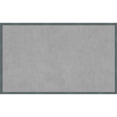 Tableau magnétique encadré étroit bleu-gris rustique