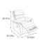 Fauteuil inclinable manuel simple pour salon ergonomique