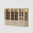  Busby 142'' W Modular Bookcase With Corner Cabinets, 3-Color Spotlights, Display Doors And Lower Storage-1654343023