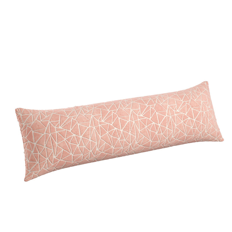 Milton Lumbar Pillow, Pink, 14"H x 36"W
