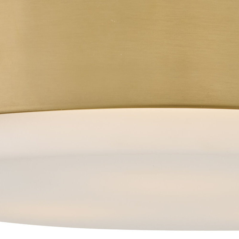 Hinkley Cedric Flush Mount Flat, Lacquered Brass