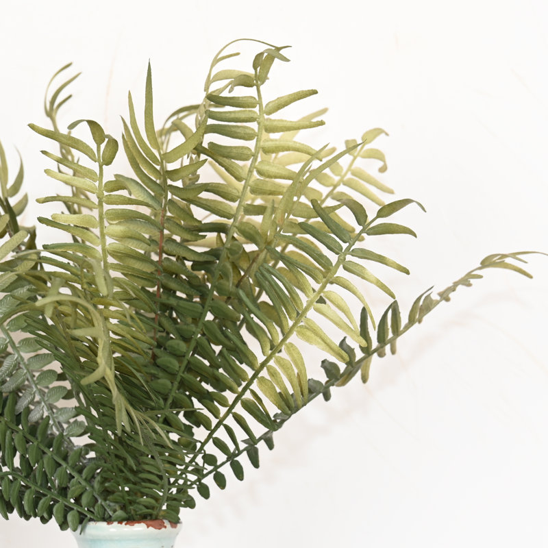 20 "branche de feuillage de fougère de verdure artificielle, longue tige de ferme pour décorations de table de centre de table de bureau à domicile
