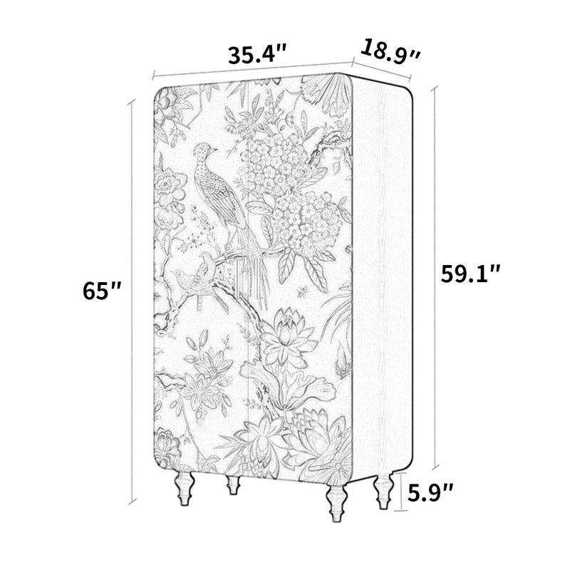 Armoire décorative moderne de style simple