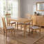 Ankrum 4 -Person Rubberwood Solid Wood Dining Set-421086638-421086639