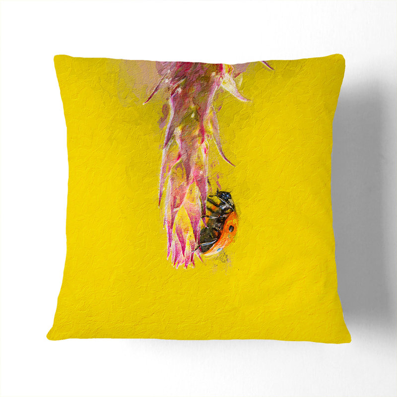 Square Throw Cushion, 40cm H x 40cm W x 15cm D