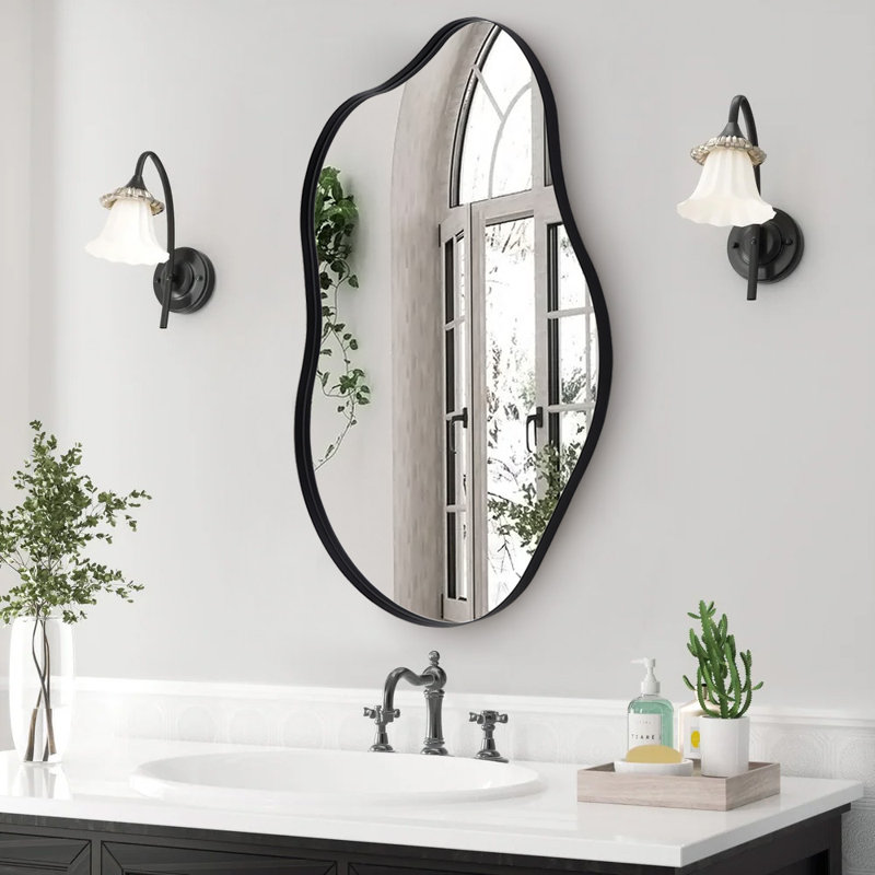 Chabely Metal Abstract Mirror