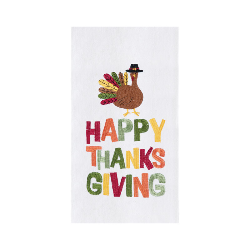 Torchon de cuisine «Happy Thanksgiving»