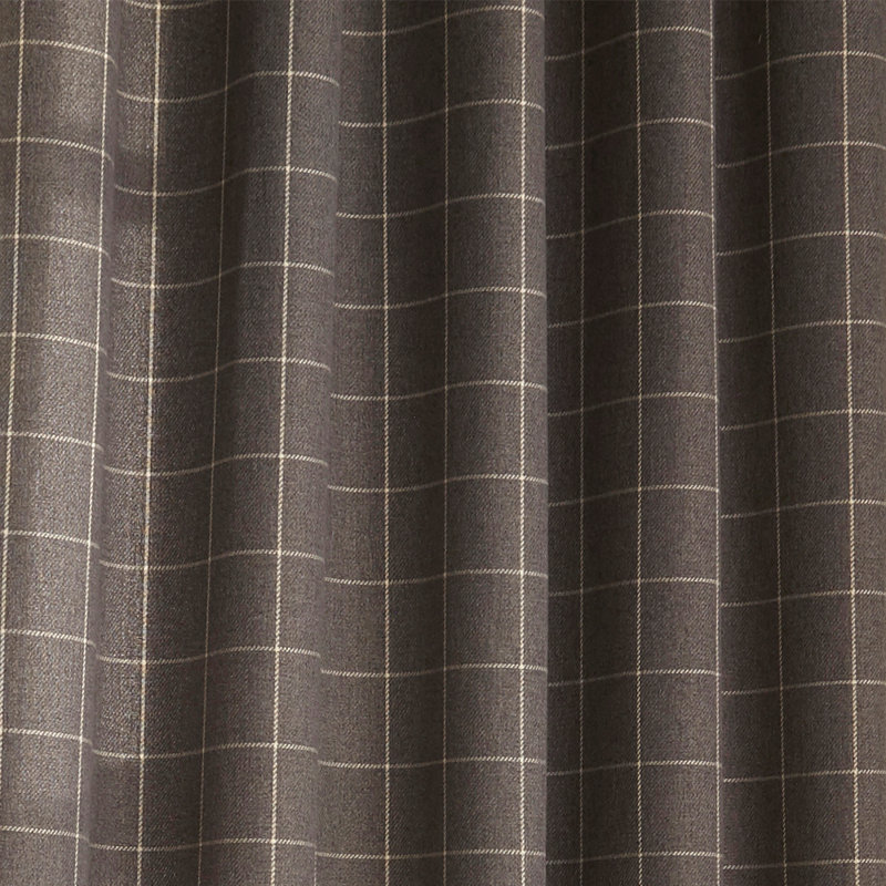 Room Darkening Curtain Pair, 229 W x 229 D cm, Grey