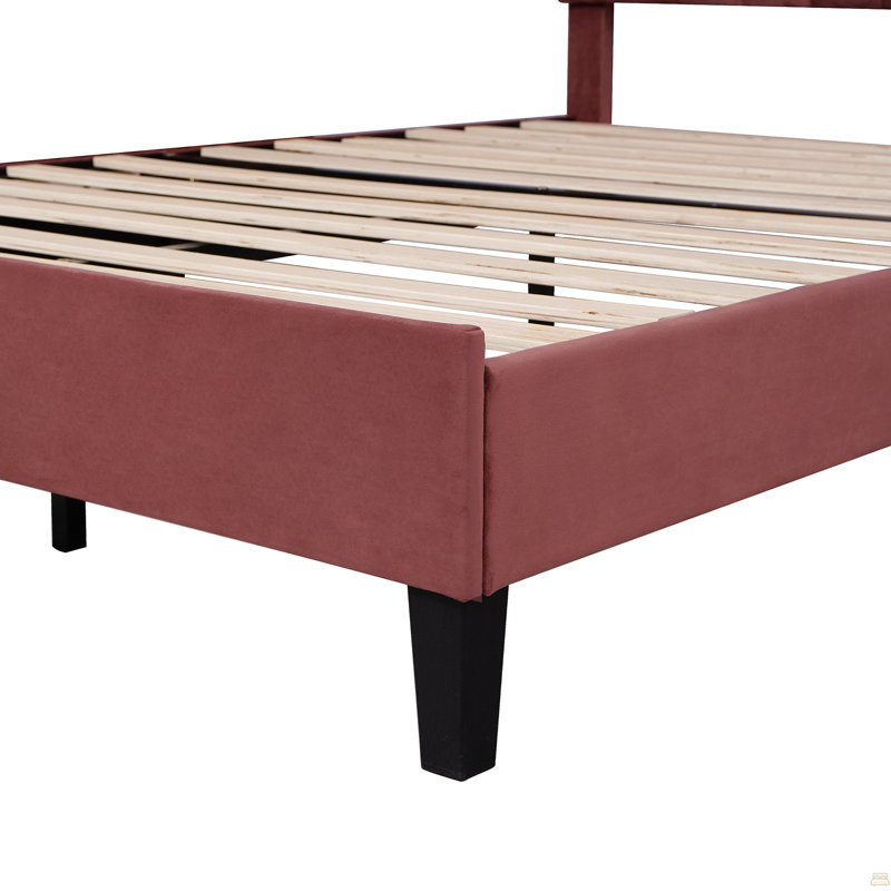 Lit plateforme tapissier