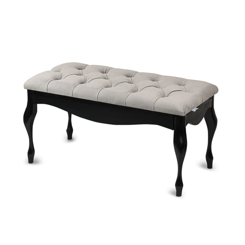 Cummington Velvet Upholstered Bench, 40cm H x 100cm W x 40cm D