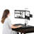 Octavius Adjustable Height Aluminium Standing Desk Converter