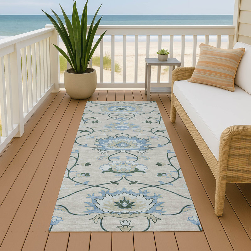 Tapis lavable à la machine intérieur / extérieur ACN2291, Tapis de couloir 2 pi 3 po x 7 pi 6 po
