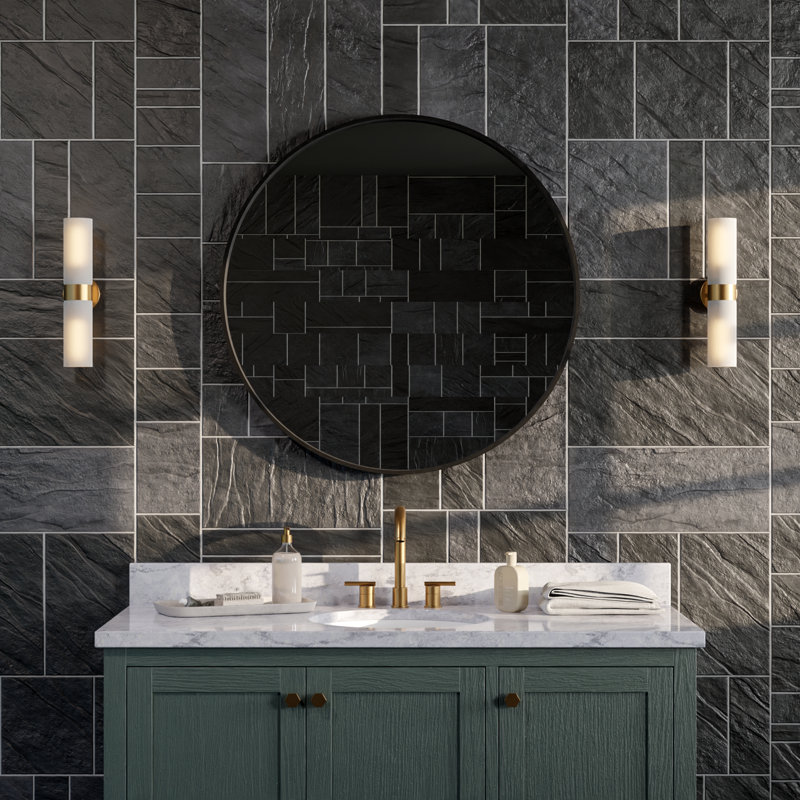 Ebern Designs Karrina Round Wood Wall Mirror & Reviews | Wayfair