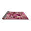 Tapis décoratif multicolore à motif abstrait-392213764