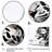 " Gray White Panther Abstract Elegance "-656047160-656047163