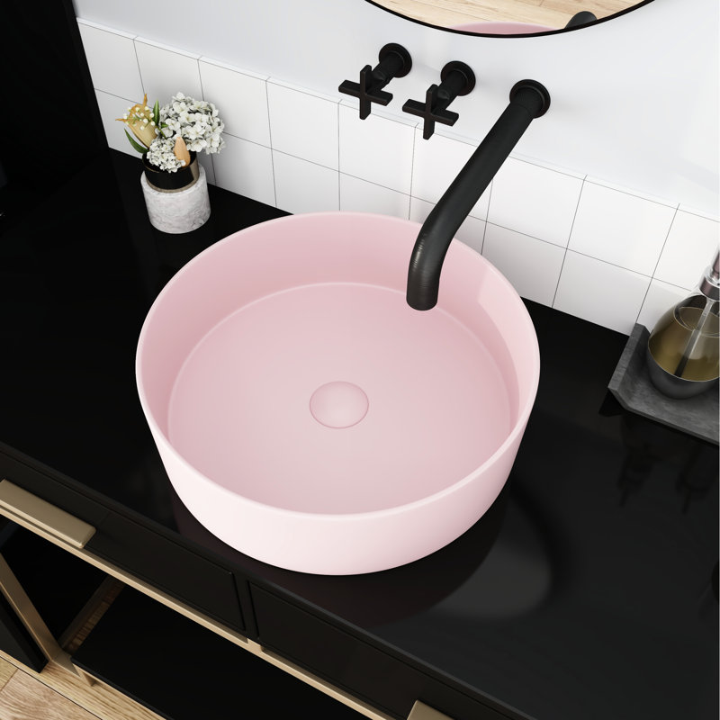 Lavabo pour salle de bain Malwae, Pink