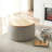 Round Storage Ottoman - 2 In 1 End Table & Footrest-1707061883