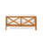Patio X-Back Left Corner Bench Of Set 2, Beige-1671892641-1671892647
