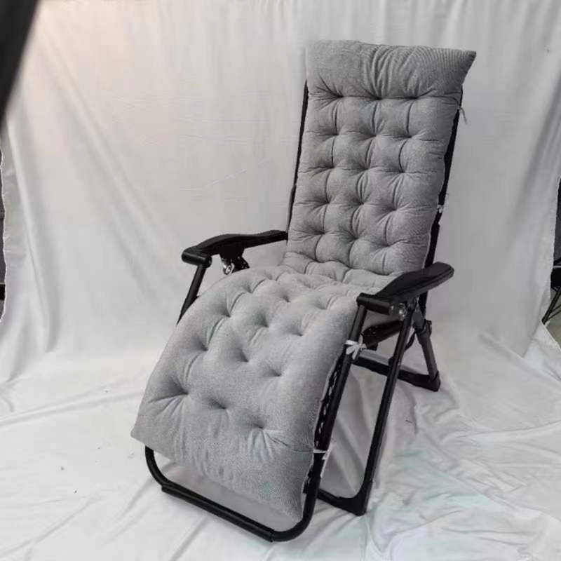 Outdoor 4'' Rocking Chair Chair Pad, Gray, 63"W x 20"D
