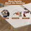 7-Piece Retractable Dining Table Set, Expandable Table With 6 Chairs For Small Apartments