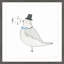 «Classic Bird», reproduction d'art encadrée-21127122