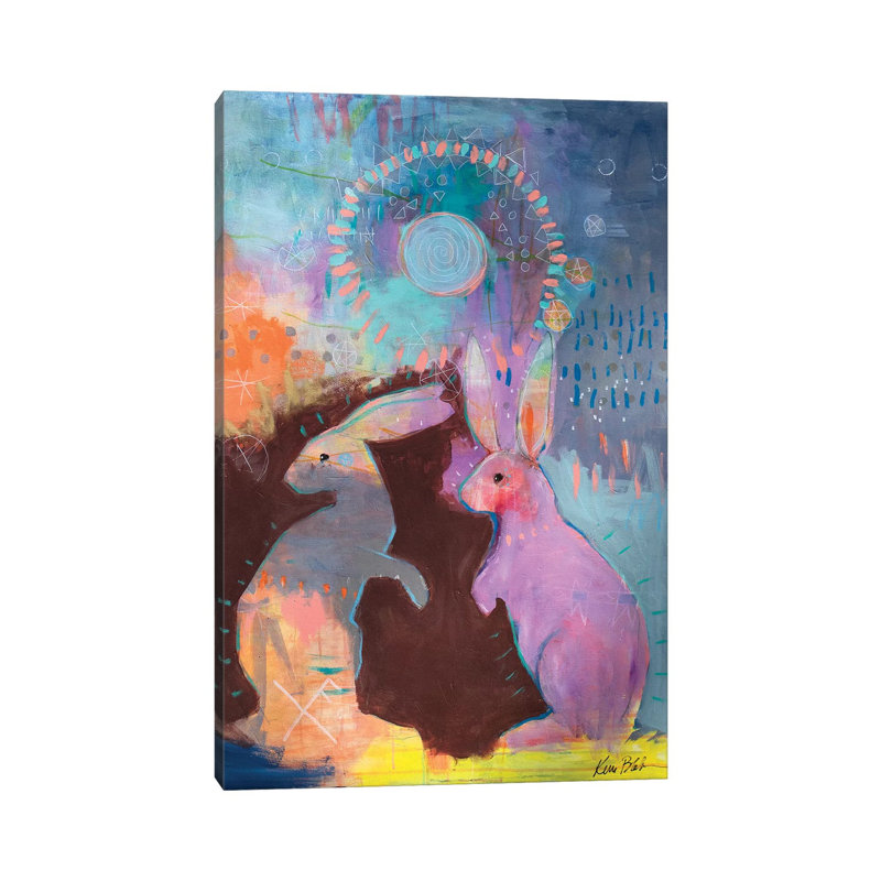 Rabbit Magic by Kerri McCabe - Wrapped Canvas Print, 30.48cm H x 20.32cm W