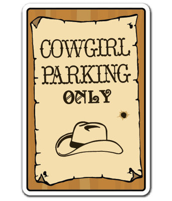 Enseigne de cow-boy Parkink