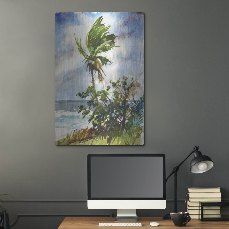 «Ocean Breeze» par Richard A. Rodgers, art mural en métal, 24 po x 36 po
