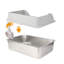 Litière pour chat en acier inoxydable Goow MeowLoo, sable-1235290660