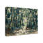 Impression sur toile abstraite bleue et verte-707914539