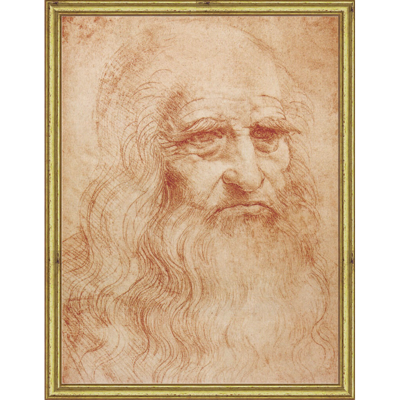 Da Vinci Drawing - Painting on Wood