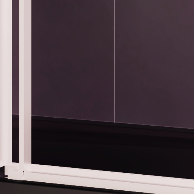 Porte de douche coulissante en verre transparent l 60 po x H 76 po en noir mat - coulissant pratique à gauche ou à droite, rouleaux silencieux, matériaux, séparation de l'eau